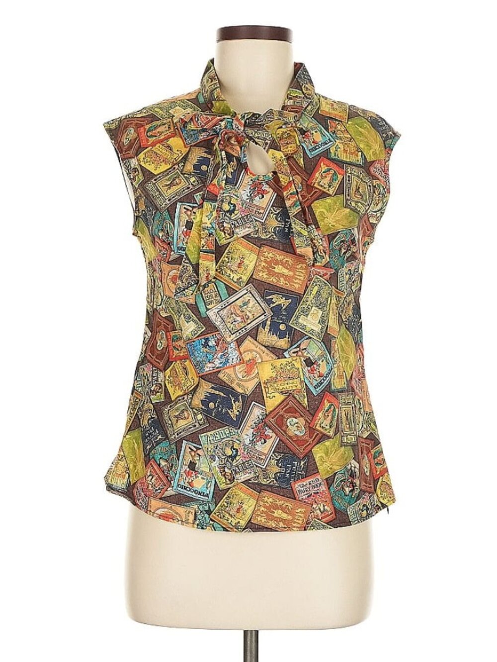 MODCLOTH Fairy Tale Book Top Shirt EUC RARE